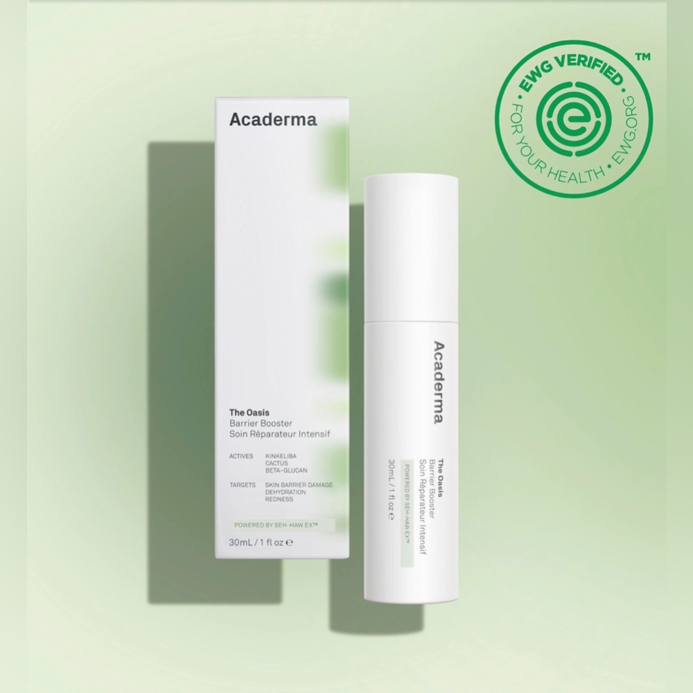 NEW Acaderma The Oasis Barrier Booster Serum NWT 8 mL Smaller Size Travel